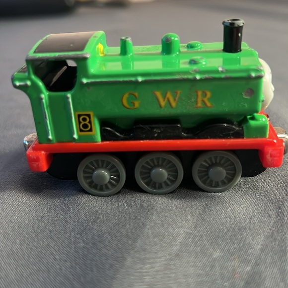Thomas & Friends Take Along N Play Duck GWR #8 Diecast Metal Train Engine 2002 - Picture 5 of 6